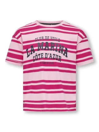 KIDS ONLY - KOGOLIVIANA LIFE SS LOOSE PRINT TOP JRS Rot - Gr. - 152