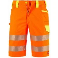 Engelbert Strauss Arbeitsshorts Warnschutz Shorts e.s.motion 2020 Herren Arbeitsshorts Orange Gelb