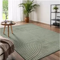 OTTO home Designteppich Eliaan 3D Optik/Hoch-Tief Effekt, rechteckig, Höhe: 14 mm, hohe Flordichte und angenehm weich, Teppich Wohnzimmer Boho Design