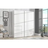 FORTE Schwebetürenschrank Winn, Schiebetürenschrank mit 3 Schubladen, Made in Europe (In 2 Größen erhältlich - B/H/T ca. 170x200,5x61cm und 200x200,5x61cm) verschiedene Größen und Farben, sehr viel Stauraum