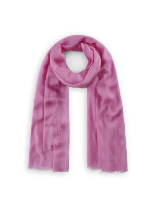 Softer Schal aus feinem Bambus mit Zebramuster pink - Gr. - one size