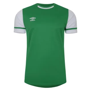 Umbro - "Cavelle" T-Shirt für Herren (Smaragd/ Brillantes Weiß)