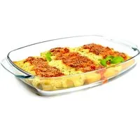 Sendez Backform Auflaufform 3,6L 35x26 cm Glasbräter Lasagneform Backblech Kuchenform, (1-tlg)