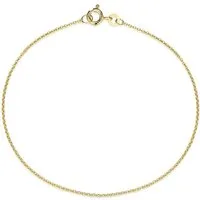 Silberkettenstore Goldarmband Erbsketten Armband 1,1mm - 333 Gold, Länge wählbar
