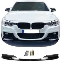 OMAC Frontstoßstange Frontspoiler Lippe für BMW F30 F31 2011-2019 glänzend, 2-St.