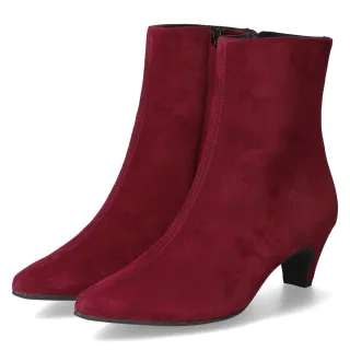 Paul Green Stiefeletten  Rot - Gr. 37 -  Echt Leder