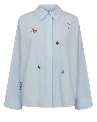Nümph - NUTENJA SHIRT floaty blue - Gr. - M