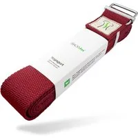 BACKLAxx® Yogagurt aus Baumwolle, Asana Belt, Yoga Band mit hochwertigem Metallverschluss, reißfest & strapazierfähig - inkl. Videokurs
