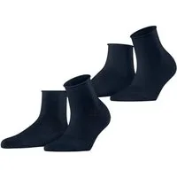 Esprit Kurzsocken Esprit Lacy Flowers 2-Pack Damen (2-Paar)