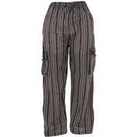 Guru-Shop Relaxhose Gestreifte Yogahose, Unisex Baumwoll-Goa-Hose -.. Retro, Ethno Style, alternative Bekleidung