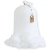 Loolay Kissenfüllung Füllwatte Füllung für Kissen Plüschtiere Amigurumi Weihnachtsdeko, DIY Weihnachtsschmuck Kunstschnee antiallergisch waschbar Made in EU