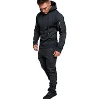 REPUBLIX Trainingsanzug ELIJAH, Herren Cargo Stil Sportanzug Jogginganzug Sporthose Hoodie