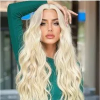 LuxusKollektion Kunsthaarperücke Perücke Damen Synthetik Haar Cosplay Karneval Party Alltag blond