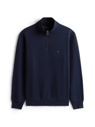 Tommy Hilfiger - Sweatshirt mit Stehkragen blau - Gr. - M