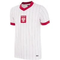 COPA Fußballtrikot Retro Trikot Polen1982 Gesticktes Vereinsemblem