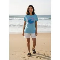 salzhaut T-Shirt STEENTJE - KÜSTENLIEBE WELLE Damen Regular Fit salzhaut T-Shirt – bequeme Qualität und nordisch klares Design