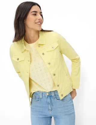 Brax Damen Jeans Style MIAMI buttercup, denim gelb, Gr. 44