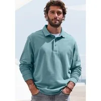 John Devin Sweatshirt Langarm, Pullover mit Polokragen, Baumwolle
