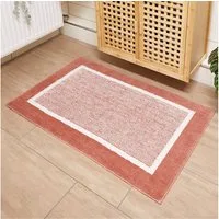 Andiamo Badematte Maui, Höhe 15 mm, rutschhemmend beschichtet, fußbodenheizungsgeeignet, Polyester, rechteckig, gestreift, mit Bordüre, auch als 2er Set erhältlich