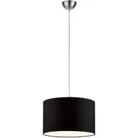 TRIO Leuchten LED Pendelleuchte einflammig mit Stoff Lampenschirm Ø 40cm, Dimmfunktion, LED wechselbar, Warmweiß, Esszimmerlampe für Esstisch hängend, Designklassiker Hängelampe