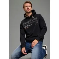 KangaROOS Kapuzensweatshirt mit regulierbarem Elastikband an der Kapuze, schmale Passform