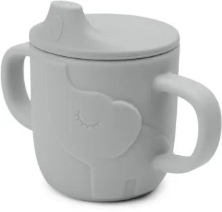 Done by Deer Peekaboo Spout Cup Elphee Grey
