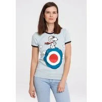 LOGOSHIRT T-Shirt Peanuts - Snoopy mit lizenziertem Print
