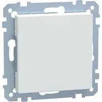 Blindabdeckung mit zentraler Abdeckplatte, Unterputz, glänzend, Thermoplast, 73x73x23 mm weiß (glänzend), Retail