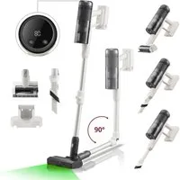 Roborock Akku-Handstaubsauger H60 Pro Handstaubsauger, Akku-Staubsauger 500 W Saugleistung, 500 W, 80 Min Laufzeit, 90° flexibles Saugrohr, LED, Anti-Tangle-Bürste für Teppiche