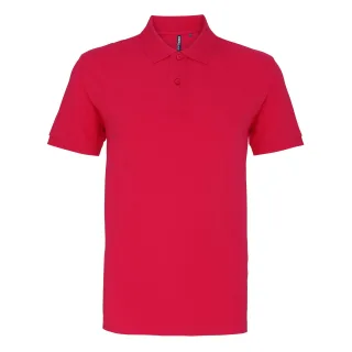 Asquith & Fox Herren Polohemd mit kurzen Ärmeln (Hot Pink)