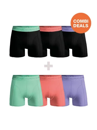 Muchachomalo Herren Boxershorts – 3+3 Stück – Herren Unterhosen