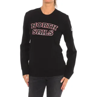 Langärmeliges Damen-Sweatshirt mit Rundhalsausschnitt 9024210