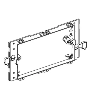 Schell Grundrahmen für Kontrollplatte für MONTUS Spülkasten 8cm, 292180099 292180099