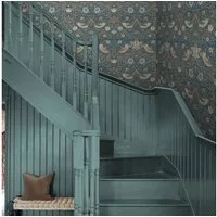 WILLIAM MORRIS AT HOME Vliestapete Strawberry Thief, glatt, Motiv, (1 St), Design Tapeten