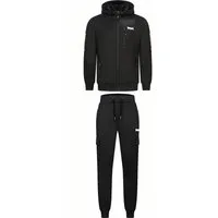 Lonsdale Trainingsanzug Bulough Herren Trainingsanzug mit Kapuze normale Passform