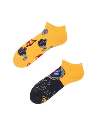 many mornings - Socken - The Baboon gelb/grau - Gr. - 38