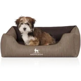Knuffelwuff Orthopädisches Hundebett Outlander aus laser-gestepptem Kunstleder