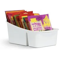 Pro Home Küchenorganizer-Set mit 3 Fächern, (1-tlg), Aufbewahrungsbox für Tütensuppen, Gewürze. Ordnungssystem