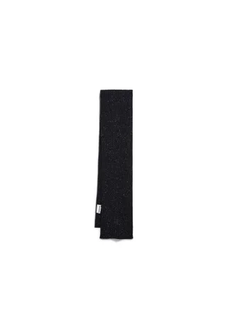 Armedangels - TWEED KNIT SCARF W black tweed - Gr. - ONE SIZE
