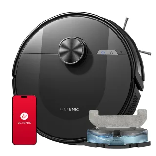 [EU Direct]Ultenic D10 Robot Vacuum Cleaner, 15min LiDAR Quick Map, 4000Pa Suction, 120min Runtime, Carpet Auto-Boost, N