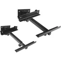 Drall Instruments Lautsprecher-Wandhalterung BH2B, (2-tlg., Lautsprecher-Boxenhalterung für die Wandmontage, Auflage verstellbar von 19 cm bis 30 cm, 15 kg belastbar)