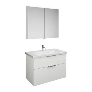 Burgbad SET Eqio Weiß Hochglanz/Alpinweiss, SFAN093F2009C0001 SFAN093F2009C0001
