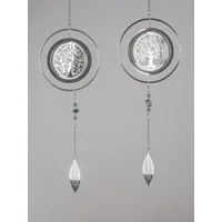 formano Hängedekoration Frühlingszeit, Höhe: cm, Farbe: Silber, Motiv: Lebensbaum