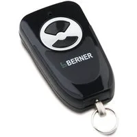 Berner Torantriebe BHS121 Miniatur-Handsender 2-Kanal, 868 MHz, mit Ringöse Fernbedienung (2-in-1, Zwei Kanäle für zwei Tore oder Antriebe)