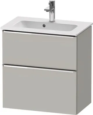 Duravit D-Neo Waschtischunterbau wandhängend Betongrau Matt 610x372x625 mm - DE4368010070000 DE4368010070000