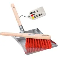 BawiTec Kehrgarnitur Kehrgarnitur Kehrset Handfeger Kehrschaufel Kehrblech Handwerker Set, Aussenbereich, Garten, Werkstatt, Innenbereich, 2-teiliges Set