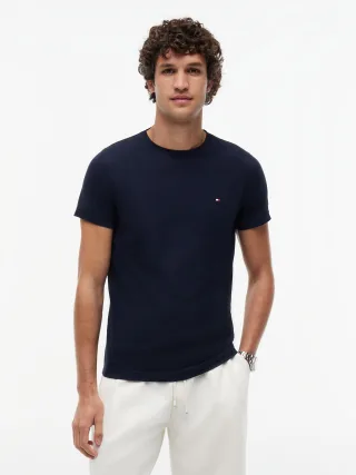 CORE STRETCH SLIM C-NECK TEE Desert Sky - Gr. - L