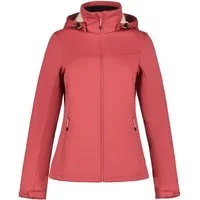 Icepeak Softshelljacke D SOFTSHELLJACKE BOISE wasserdicht, winddicht, mit abnehmbarer Kapuze, atmungsaktiv