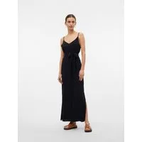 Vero Moda Spaghettikleid VMEASY JOY SLIT MAXI V-NECK DRESS WV GA Viskose, regular fit