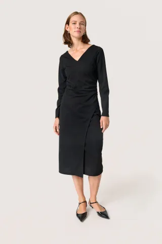 Jerseykleid Slim fit Blac